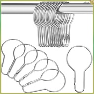 20 Pcs Curtain Hook Gold Rod Blackout Curtains Short Gourd Shaped Hooks Blinds Rings with Shower Win