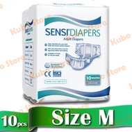Sensi Diapers Adult Adhesive size M Contains 10 PREMIUM Parents Adult Diapers