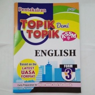 pentaksiran topik demi topik ENGLISH tingkatan 3 kssm