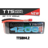TTS MODEL Nano-Tech 11.1V 3S 4200mah 30C Lipo Pack Battery