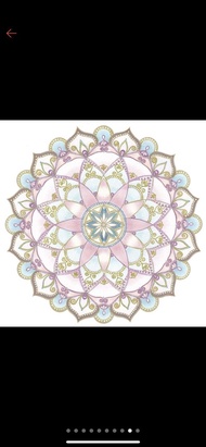 溫馨特恵5款心靈療癒貼紙古老正能量神聖圖騰~喜悅禪生命之花