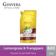(Ready Stock)Ginvera World Spa Balinese Shower Scrub - Lemongrass &amp; Frangipani 600ml