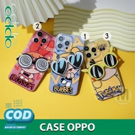 Soft Case Transparent + Stand Case OPPO A18 A38 A98 A5s A12 F9 A58 4g A78 4g A77s A57 2022 A15 A16 A