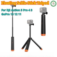 TELESIN Floating Selfie Stick Tripod For Action 5 Pro/ 4/3 GoPro 13/12/11 Action 5 Pro Accessories