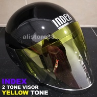 INDEX V-SHAPE 2 TONE VISOR (YELLOW TONE)