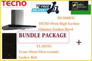 TECNO HOOD AND HOB BUNDLE PACKAGE FOR ( TH 998DTC &amp; TA 303VC ) / FREE EXPRESS DELIVERY