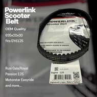 OEM Scooter Fan Belt GY6125 835x20x30 for Rusi Royal/Gala/Passion, Motorstar Easyride, Motoposh Evo