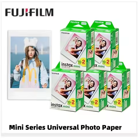 Fujifilm Instax Mini Film White Edge 3 inch Paper for Fuji Instant Film Camera Mini 12 11 9 8 40 70 