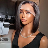 bob human hair wigs body wave Front Lace Wig Real Human Hair Short Bob Wig
