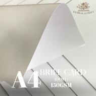 Briefcard Paper / BC 150gsm White A4 / Manila Paper Drawing Book BC paper 150 gr A4 contains 50 shee