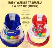 Baby Walker Apollo kereta bayi/alat belajar jalan  TAJIMAKU 307 musik fullset