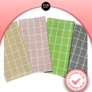 Dining TABLE CLOTH 137 x 180cm / Waterproof Checkered Table Cloth PEVA Material