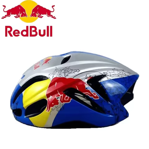 2025 NEW Red Bull Bicycle Helmet Bicycle Scooter Skating Sports Protective Equipment Breathable Bicy