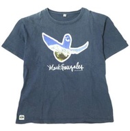Mt RAINIER DESIGN x Mark Gonzales 特別訂製天使T卹，XL碼，海軍藍，短袖，上衣 [二手] [Mt RAINIER DESIGN x Mark Gonzales]