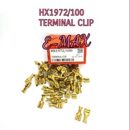HX1972 NON INSULATED BRASS TERMINAL WIRE CLIP