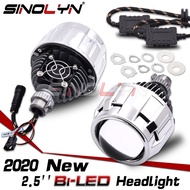 2.5inch Angel Eyes Bi LED Projector Lens H4/H7/9005/9006 LED Headlight For Car Motorcycle Retrofit