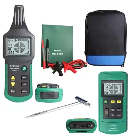 MS6818 Professional Cable Tester 30-400V AC/DC Metal Pipe Locator Wall Underground Inspect Interrupt