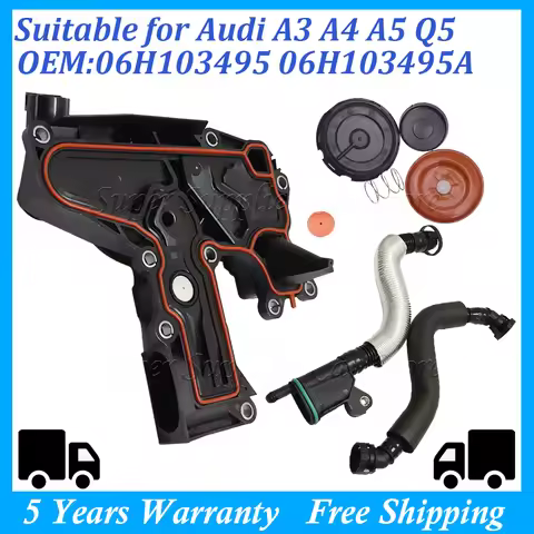 For VW Golf Jetta 1.8 2.0 TSI For AUDI TT A4 Q5 Oil Separator PCV Valve Assembly 06H 103 495 B 06H10