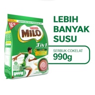 Milo Activ Go 3 in 1 / Susu Milo 1 Kg Terlaris