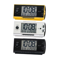 SEIKO Alarm Clock Table clock Radio Digital Loud Volume PYXIS Pixis RAIDEN Lead Black 77 167 57mm NR539K