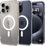 Spigen Ultra Hybrid MagFit ของแท้เทคโนโลยีป้องกันสีเหลืองถูกออกแบบมาสำหรับ iPhone 15 Pro Max/ iPhone