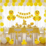30pcs Yellow Duck Balloons Birthday Decoration Birthday Balloon Birthday Decoration Set