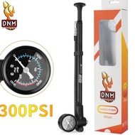 Dnm Bicycle Air Fork Pump Rear Shock Pump 300 Psi Bicycle Tire Pump