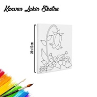 Kanvas Lukis Sketsa / Canvas Lukis Sketsa - 15 X 20