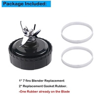 7 Fins Blender Blade Replacement Compatible for Nutri Ninja BL450 Auto IQ Pro Cups for Ninja Blender