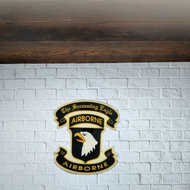 AIRBORNE STICKER THE SECRETING EAGLE STICKER EAGLE LOGO STICKER CARRIEDYANG