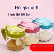 (Ready) Kitchen Utensils Glass Spice Container Spice Jar Spice Container Spice Jar