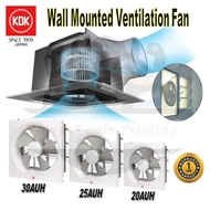 KDK 20AUH 25 AUH 30AUH EXHAUST VENTILATION FAN/ WALL MOUNTED VENTILATION FAN