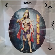 Vayuputhra Hanuman Car Sticker (JAI SRI RAM)