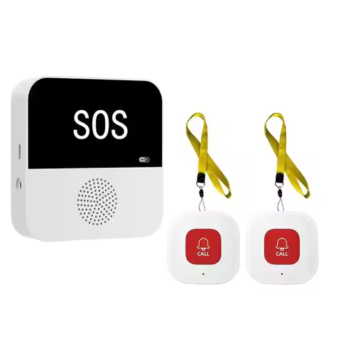 L62A Wireless Wifi Elderly Caregiver Pager SOS Call Button Emergency SOS Alert System For Seniors Pa