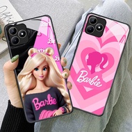 TS-14 Barbie Magazine HD Glass Casing for Oppo A3X A3i A40 Realme C53 C31 C35 GT 6 Narzo N53 50A Pri