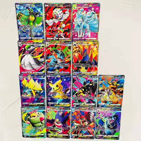 DIY Ogerpon Gengar Slowbro Charizard 14PCS Foil Texture Cards English Version Collectible Grade Prem
