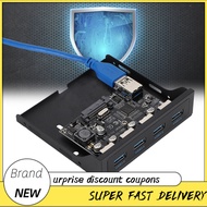 freemarket ASHATA USB Front Panel PCI-E to 4xUSB3.0 for Chip Floppy Bay Adapter Expansion Riser Card