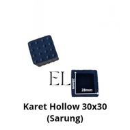 3x3 HOLLOW RUBBER TABLE CHAIR LEGS