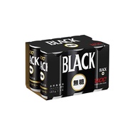 UCC Black Unsweetened Coffee Canned Coffee 185ml x 6