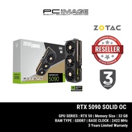 ZOTAC GAMING GEFORCE RTX5090 SOLID OC EDITION 32GB GDDR7 - WHITE GPU GRAPHIC CARD