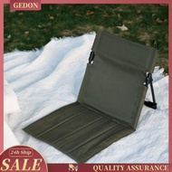 [Gedon] Foldable Camping Chair Lazy Folding Beach Chair Backrest Cushion Picnic Chair