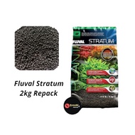 Fluval Soil/Fluval Stratum tanah Aquarium Aquascape [2kg Repack]