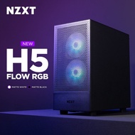 # NZXT H5 Flow [ RGB / NORMAL ] - Compact Mid Tower Airflow T.G PC Case # [4 Models Available]
