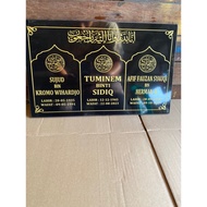 3 name tombstone