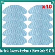 For Tefal Rowenta Explorer X-Plorer Serie 20 40 50 Robot Vacuum Cleaner Mop Cloths Replacement Attachment Accessories Spare Part