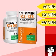 Vitamin D3 K2 | Bronson Vitamin K2 + D3 Imported Usa | Increase Resistance - Genuine | Vitamin D3 K2 | Bronson Vitamin K2 + D3 Imported Usa | Tingkatkan Rintangan - Tulen