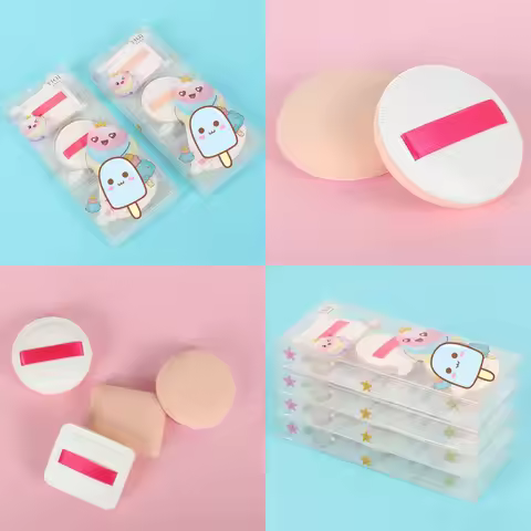 Rubycell Cotton Candy Puff Liquid Foundation Bb Cream Sponge Air Cushion Makeup Air Feeling Small Pi