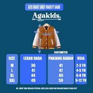 Limited Agakids Latest Varsity Baseball Jacket for Boys and Girls Ages 2 3 4 5 6 7 8 9 10 11