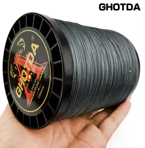 GHOTDA X12 X9 X8 Fishing Line 1000M 500M 300M 100M 12/9/8 Strands Braid PE Multifilament Fishing Lin