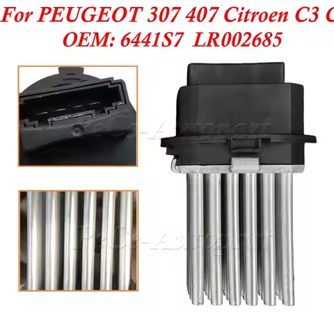 Fan Blower Heater Regulator Resistor ForCITROEN C3 C4 C5 C6 DS3 Peugeot 307 308 6441S7 6441.S7 LR002